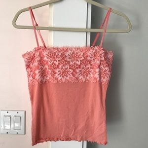 Victoria's Secret Crop Top floral lace tank